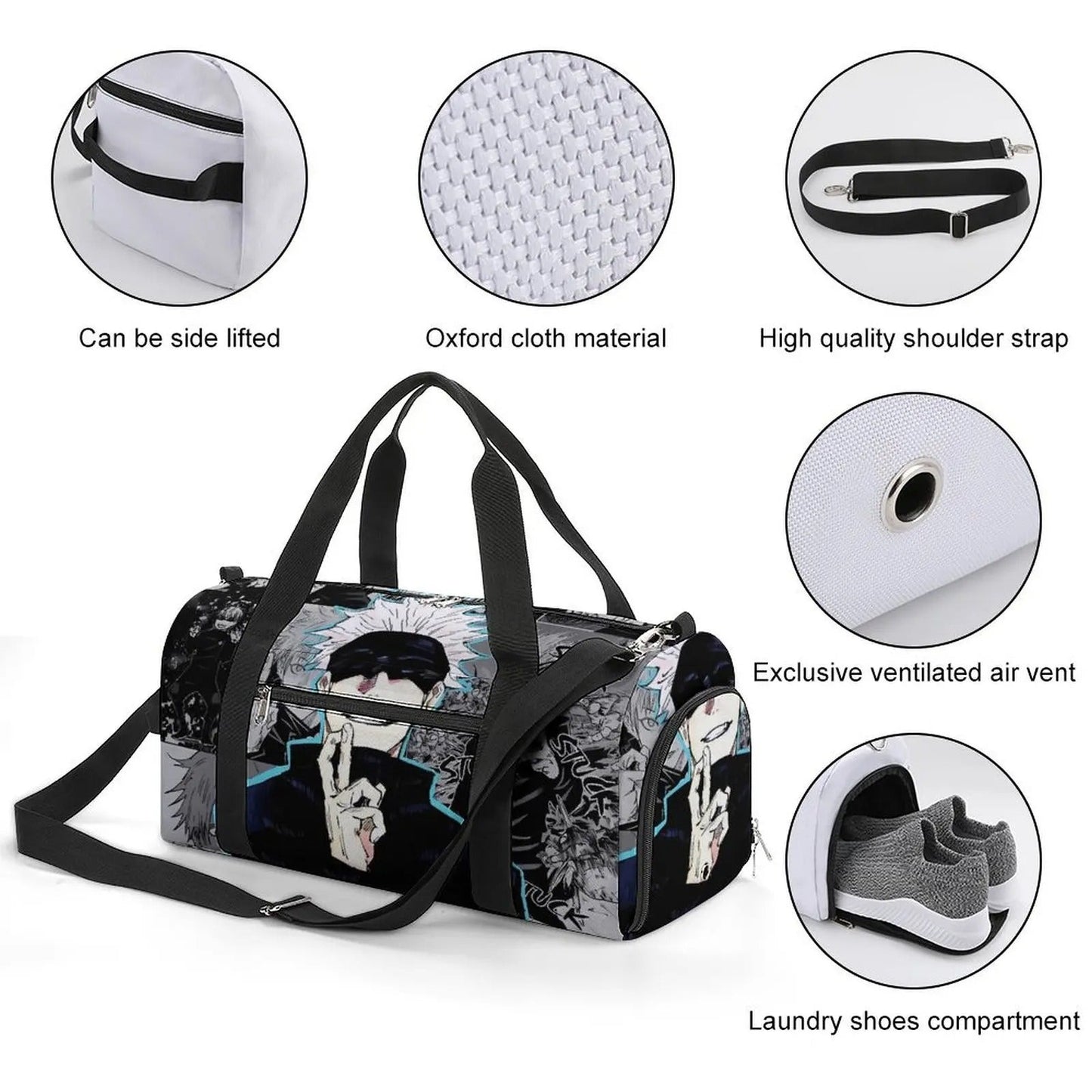 JJK Anime Gym Bag Gojo