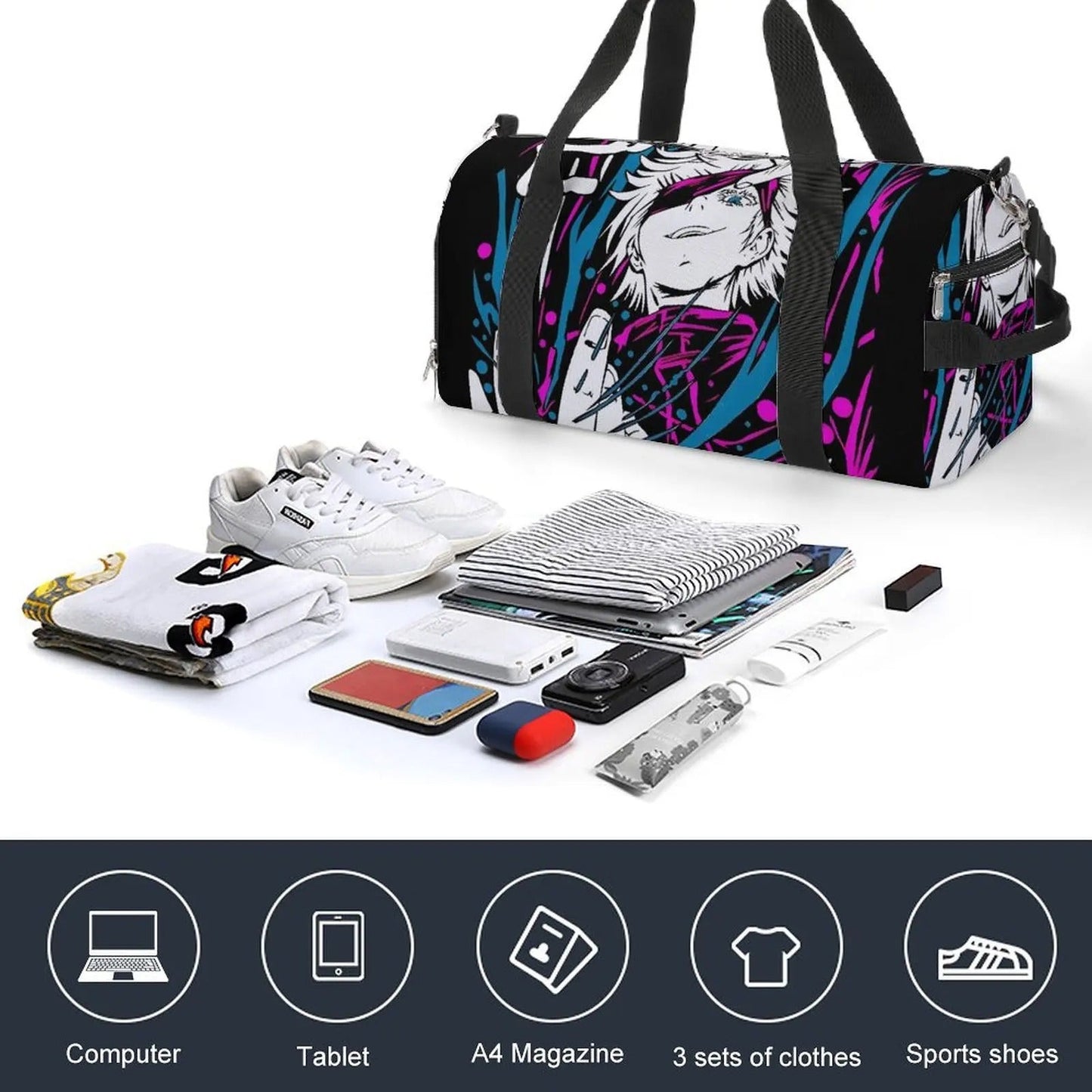 Gojo Anime Gym Bag JJk