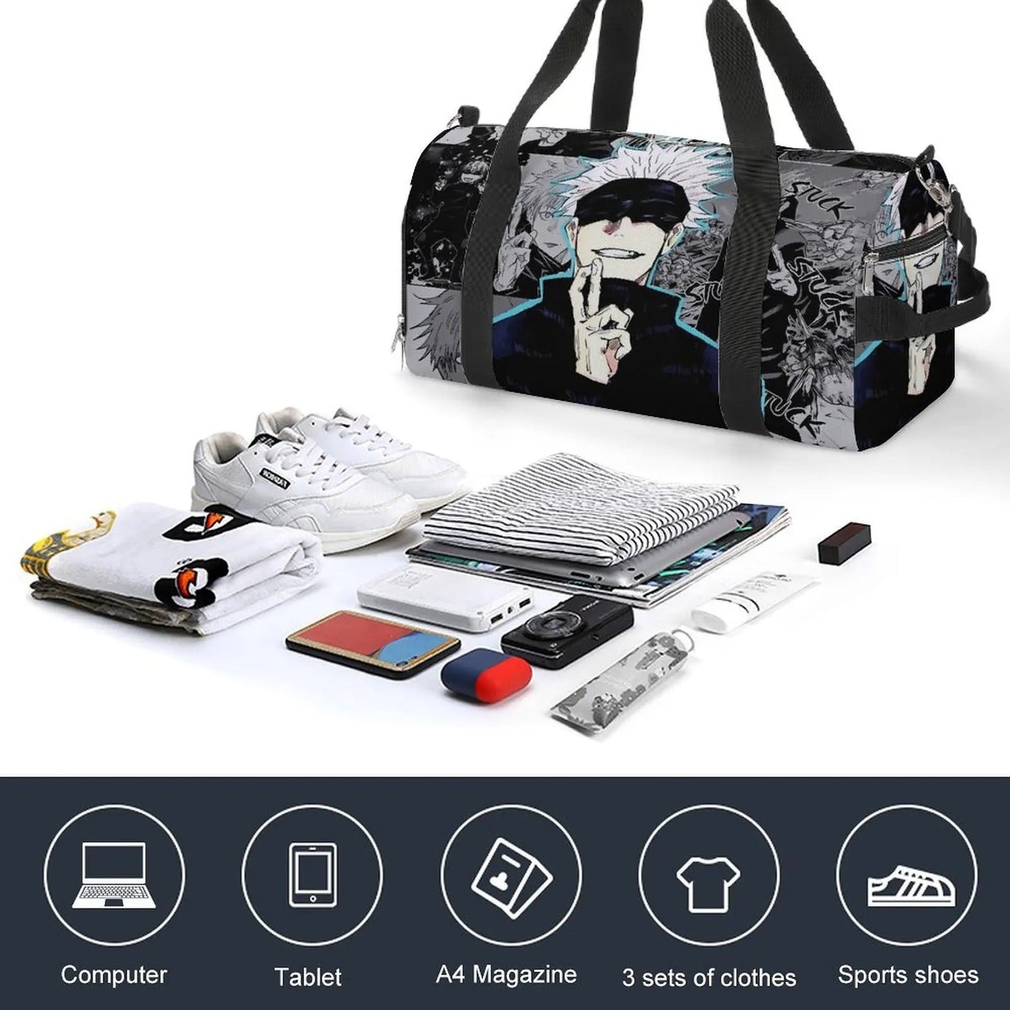 JJK Anime Gym Bag Gojo